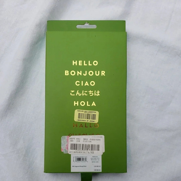 Kate Spade iphone Case floret clear  for IPHONE XS Max - Picture 3 of 5